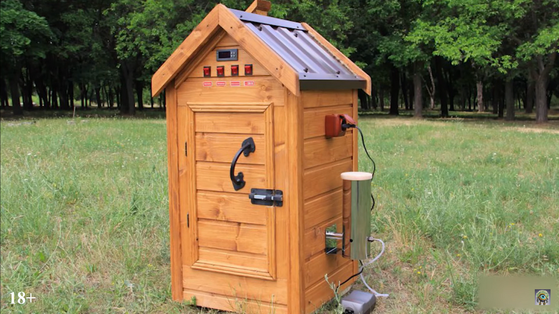 Mini Smokehouses Made of Wood