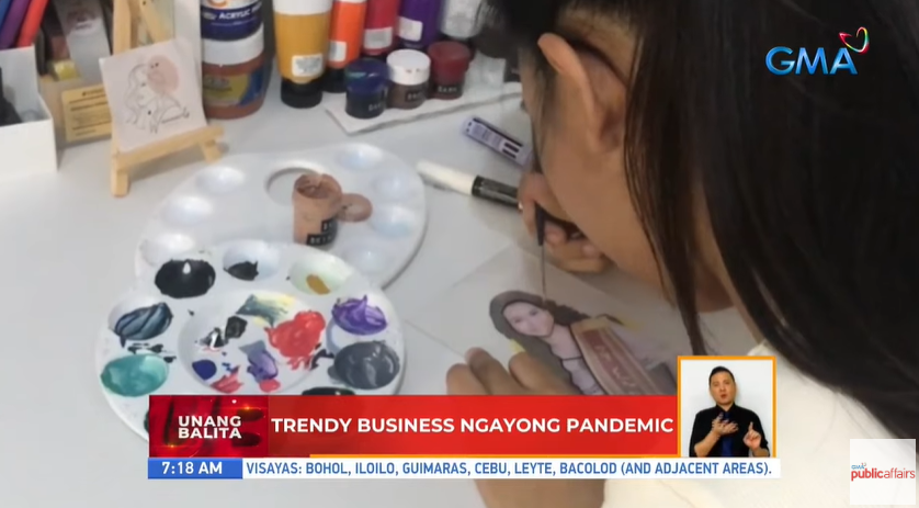 Acrylic Glass Painting