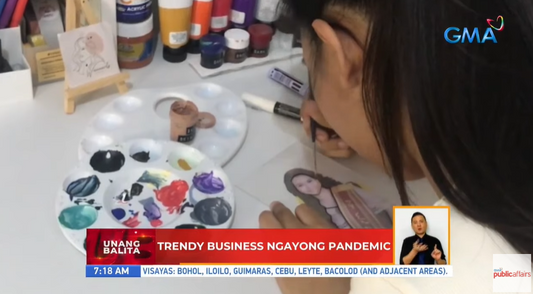 Acrylic Glass Painting
